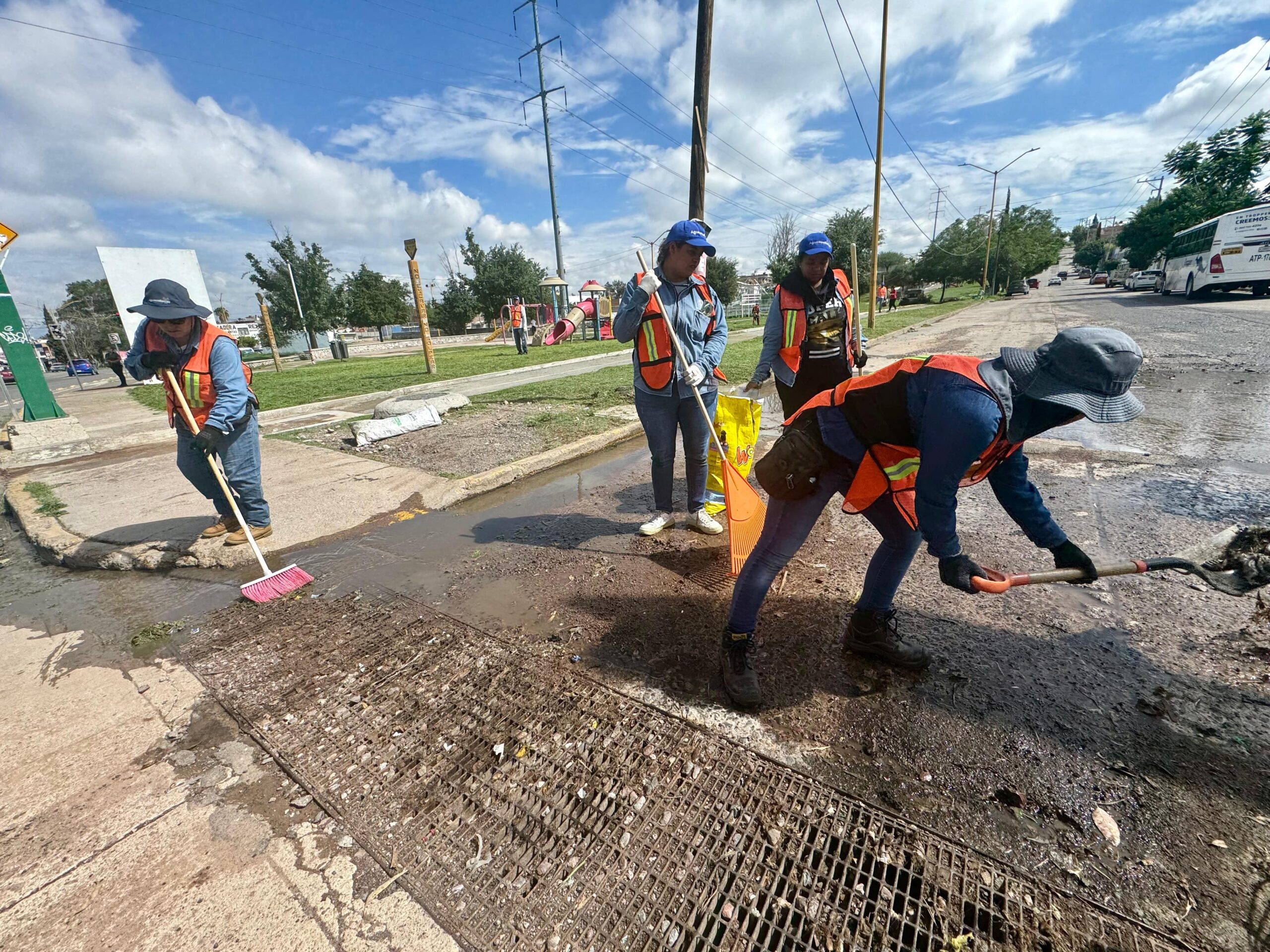 Intensifica @MunicipioAgs jornadas de limpia de caimanes en Línea Verde