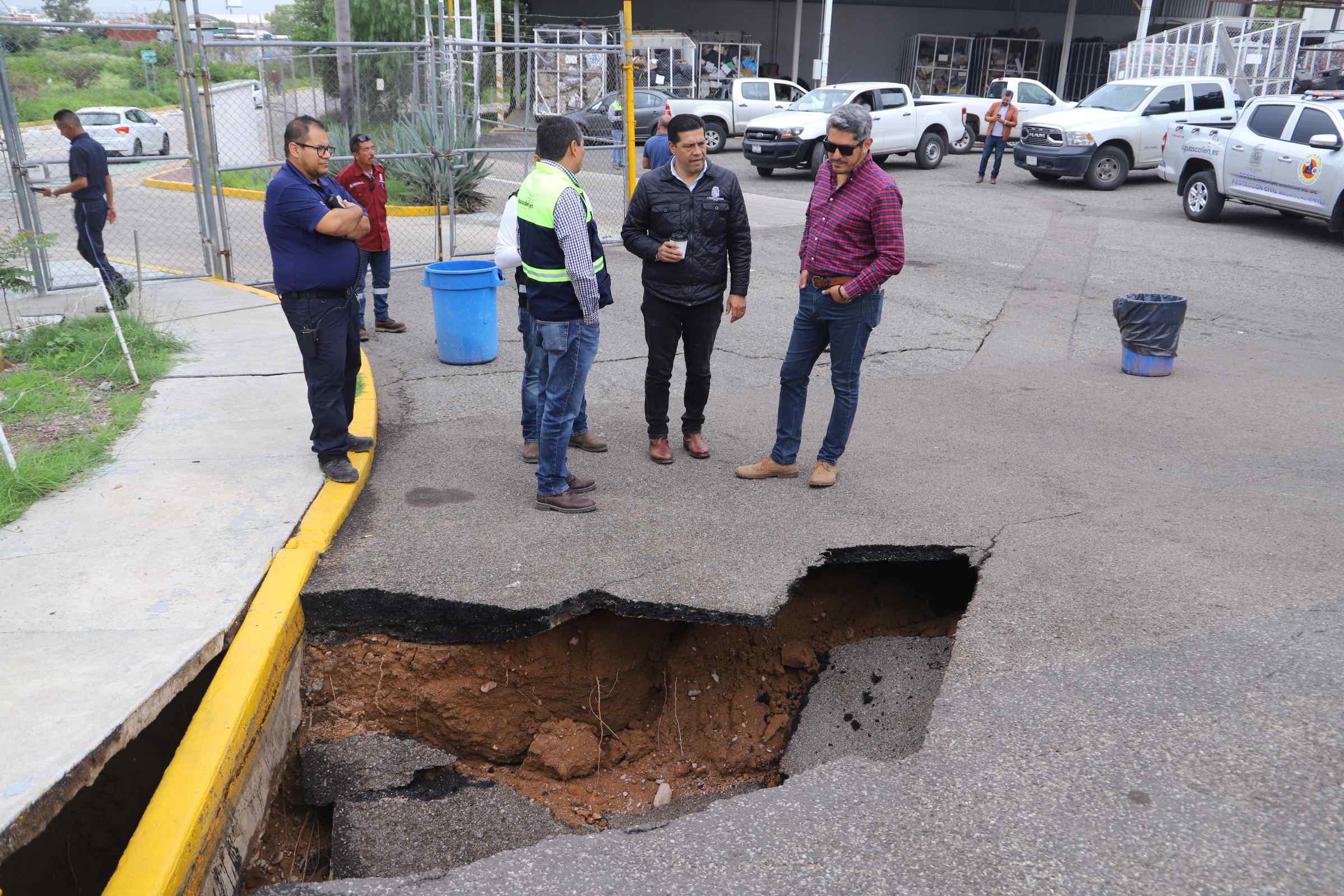 @MunicipioAgs sigue supervisando lugares afectados por intensas lluvias