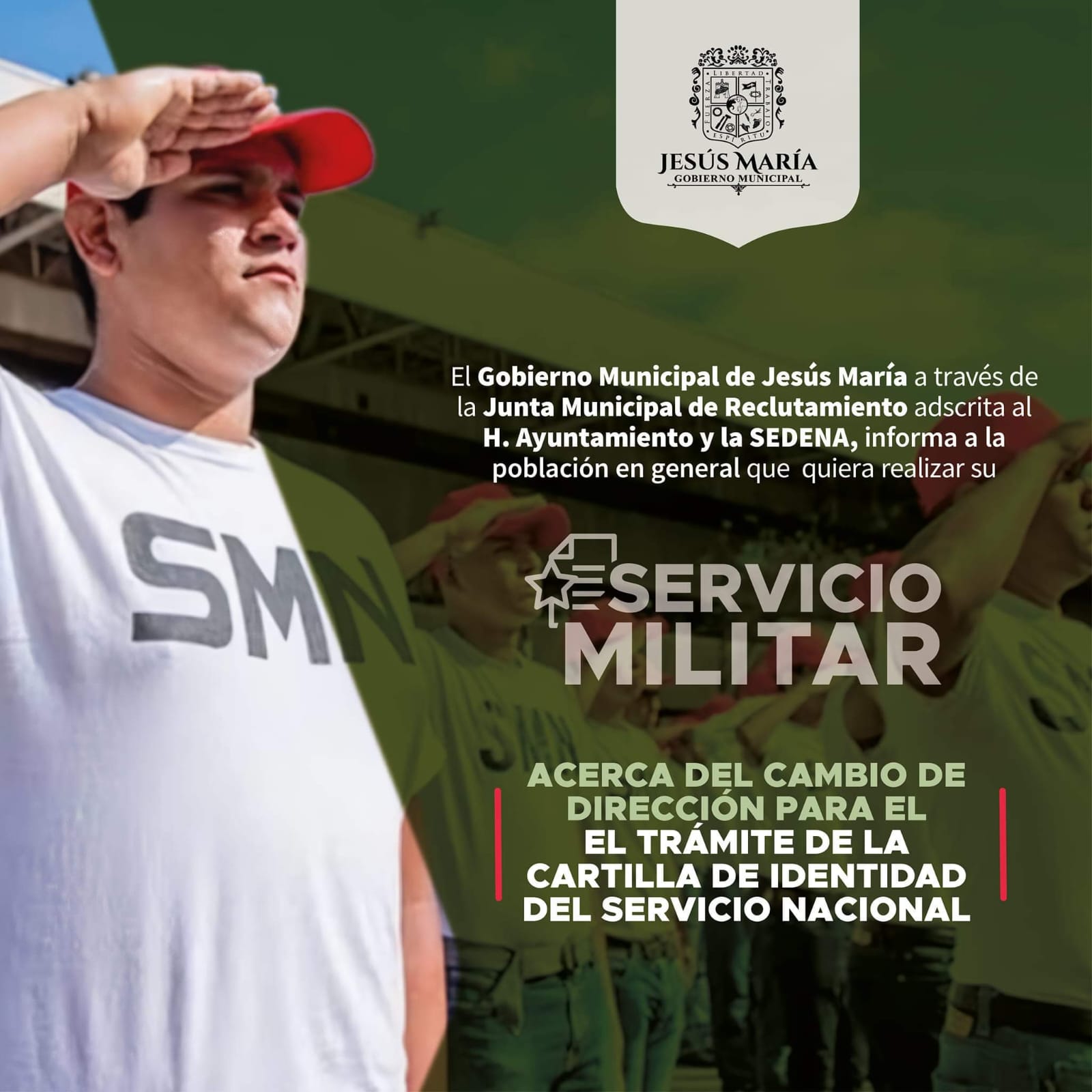 #JesusMaria abre convocatoria para Servicio Militar en 3 meses