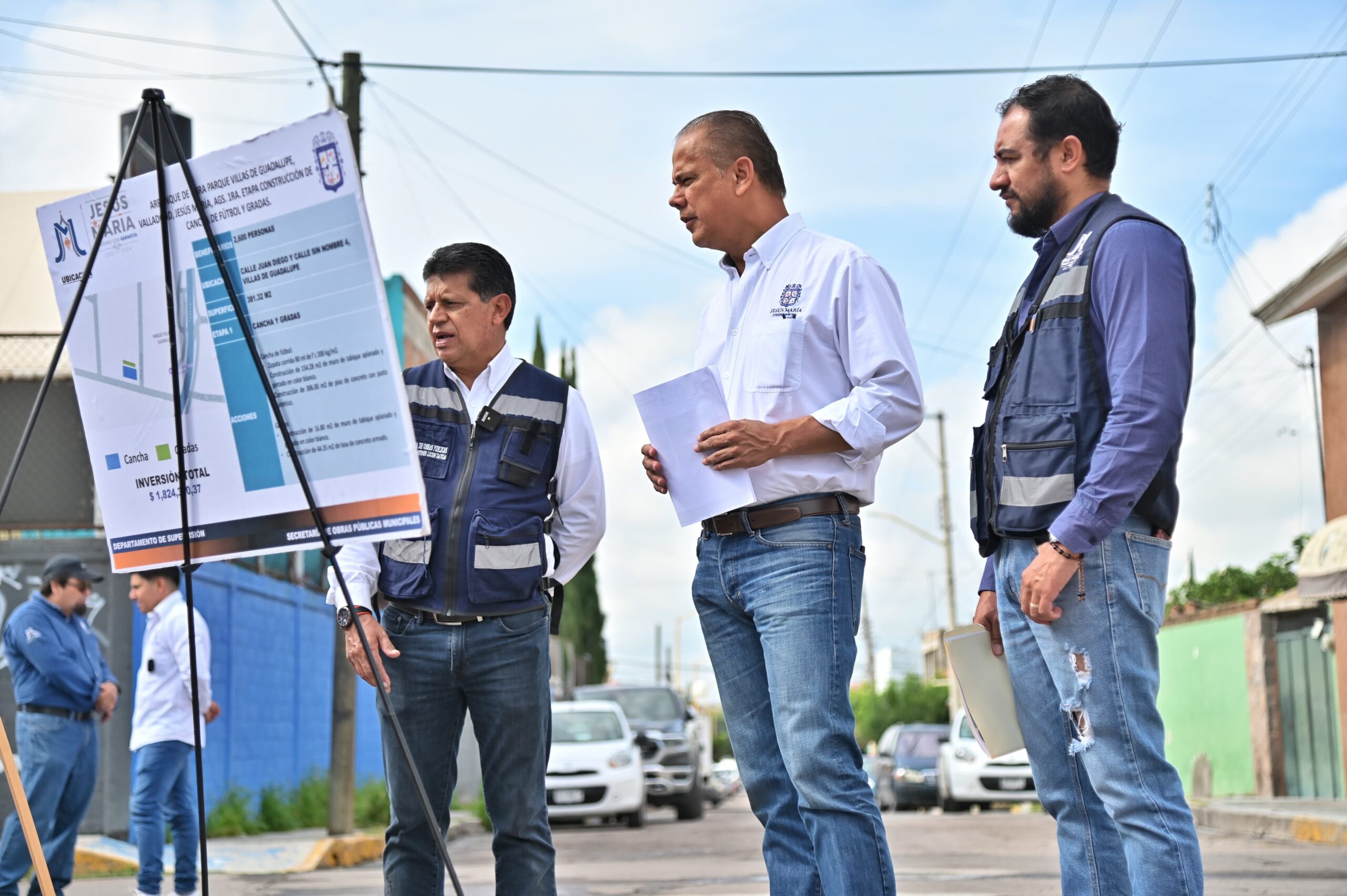 Intensifica #JesusMaria bacheo por fuertes lluvias